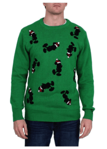 Suéter de Santa Mickey para hombre de Disney