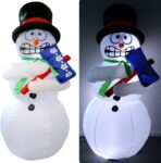 muñeco de nieve xl para decorar exterior