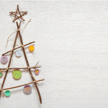 Árbol de Navidad de madera