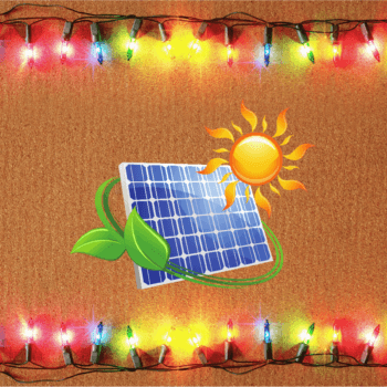 luces navideñas solares