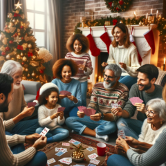 Juegos de Navidad en familia