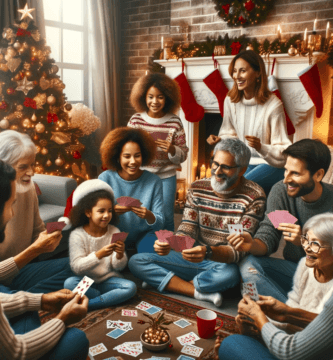 Juegos de Navidad en familia